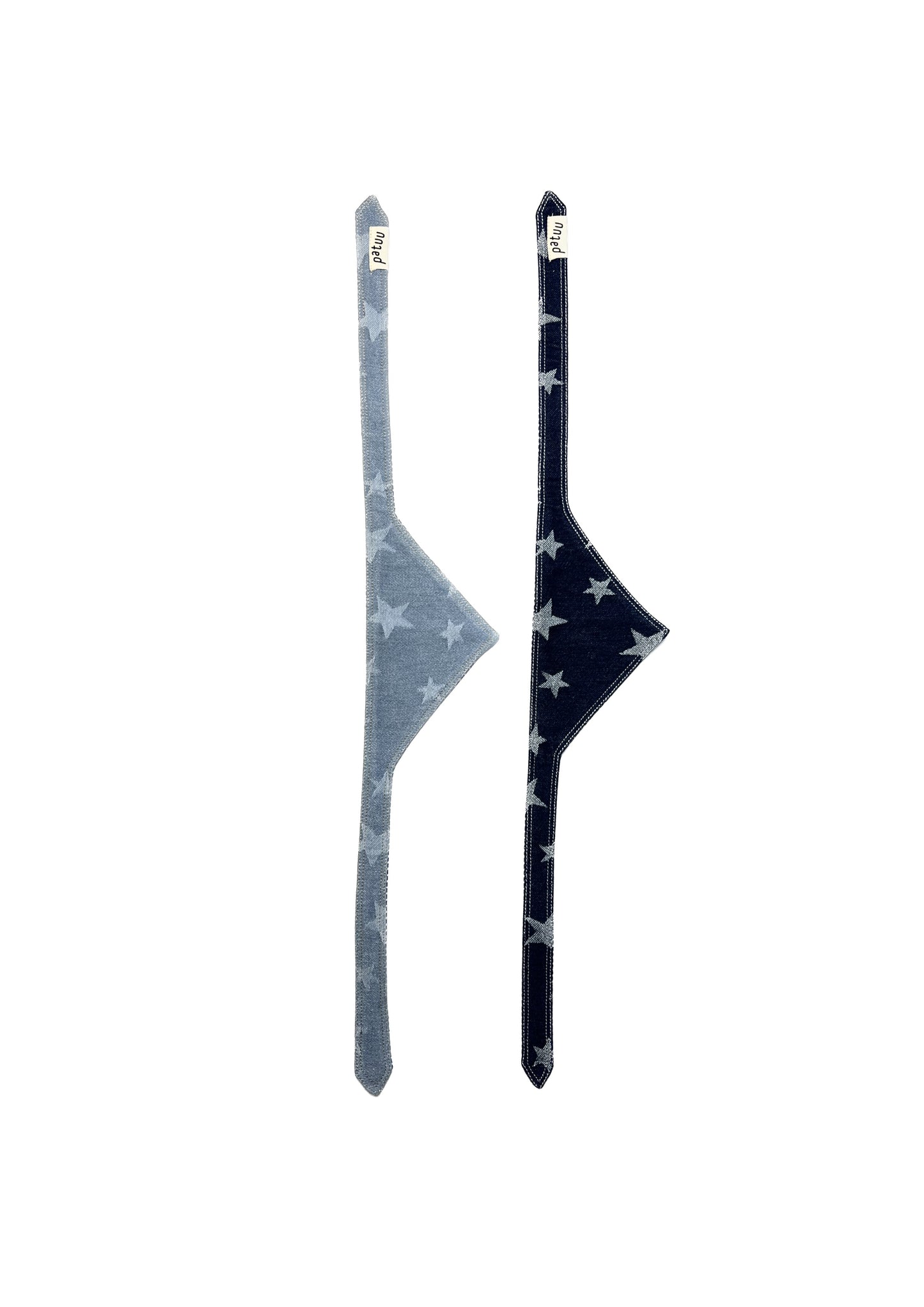 Patuu Star Print Denim Bandana