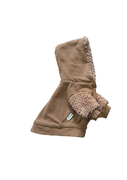 Patuu Pet Puff Hoodie/ Brown